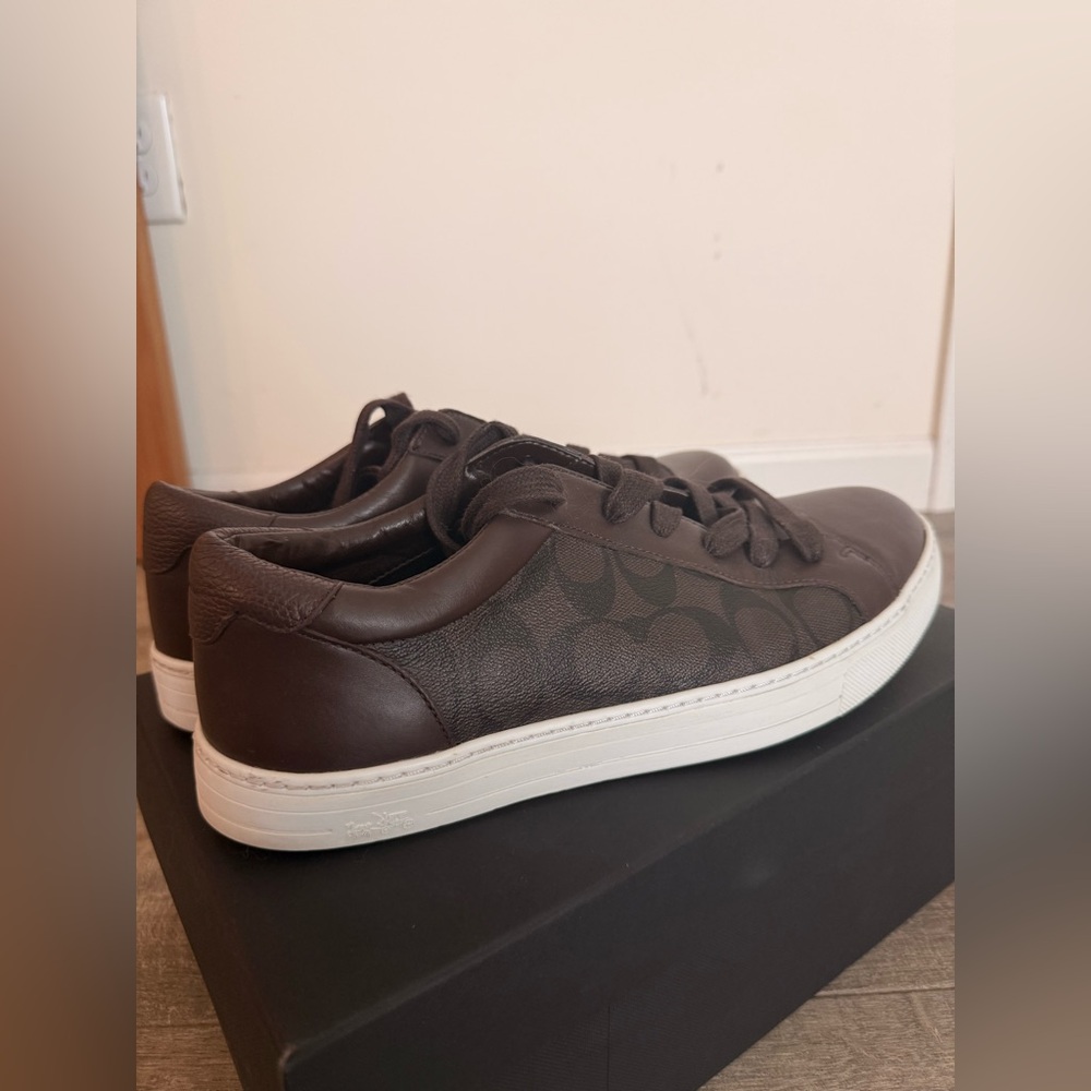 Coach Men's Dark Brown Sneakers